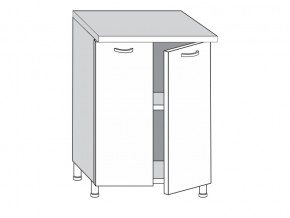 2.60.2 Шкаф-стол на 600мм с 2-мя дверцами в Арамиле - aramil.magazinmebel.ru | фото
