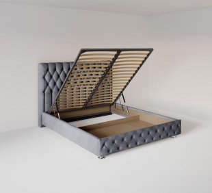 Кровать Версаль 2.0 м с подъемным механизмом в Арамиле - aramil.magazinmebel.ru | фото - изображение 4