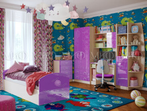 Детская комната Юниор-2 Фиолетовый металлик в Арамиле - aramil.magazinmebel.ru | фото