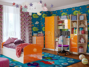 Детская комната Юниор-2 Оранжевый металлик в Арамиле - aramil.magazinmebel.ru | фото