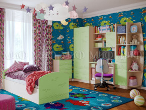 Детская комната Юниор-2 Салатовый в Арамиле - aramil.magazinmebel.ru | фото