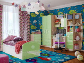 Детская комната Юниор-2 Салатовый металлик в Арамиле - aramil.magazinmebel.ru | фото - изображение 1