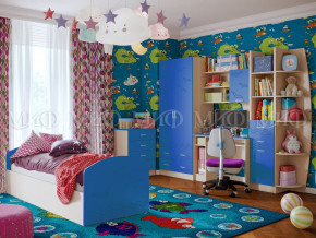 Детская комната Юниор-2 Синий в Арамиле - aramil.magazinmebel.ru | фото
