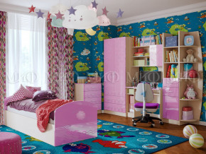 Детская комната Юниор-2 Сиреневый металлик в Арамиле - aramil.magazinmebel.ru | фото - изображение 1