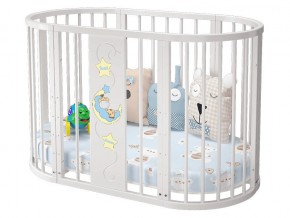 Детская кроватка белая Эстель в Арамиле - aramil.magazinmebel.ru | фото