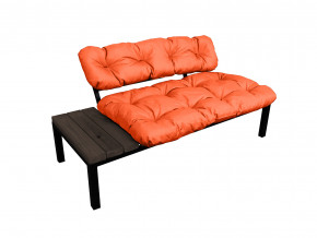 Диван Дачный со столиком оранжевая подушка в Арамиле - aramil.magazinmebel.ru | фото - изображение 1