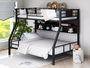 Двухъярусная кровать Гранада-1П черный в Арамиле - aramil.magazinmebel.ru | фото