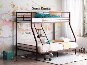 Двухъярусная кровать Гранада-2 140 коричневый в Арамиле - aramil.magazinmebel.ru | фото