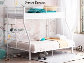 Двухъярусная кровать Гранада-3 140 белый в Арамиле - aramil.magazinmebel.ru | фото