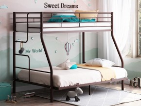 Двухъярусная кровать Гранада-3 140 коричневый в Арамиле - aramil.magazinmebel.ru | фото - изображение 1