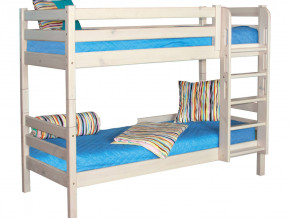 Двухъярусная кровать Соня с прямой лестницей Вариант 9 белая в Арамиле - aramil.magazinmebel.ru | фото - изображение 2