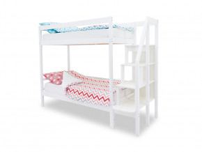 Двухъярусная кровать Svogen белый в Арамиле - aramil.magazinmebel.ru | фото