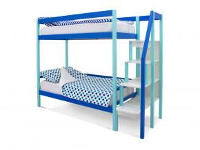 Двухъярусная кровать Svogen мятно-синий в Арамиле - aramil.magazinmebel.ru | фото - изображение 1