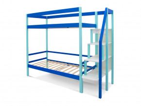 Двухъярусная кровать Svogen мятно-синий в Арамиле - aramil.magazinmebel.ru | фото - изображение 2