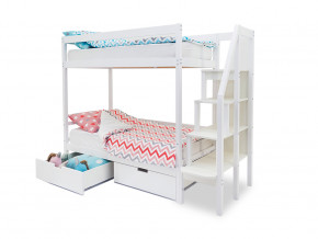 Двухъярусная кровать Svogen с ящиками белый в Арамиле - aramil.magazinmebel.ru | фото - изображение 2