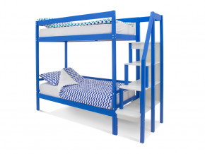 Двухъярусная кровать Svogen синий в Арамиле - aramil.magazinmebel.ru | фото