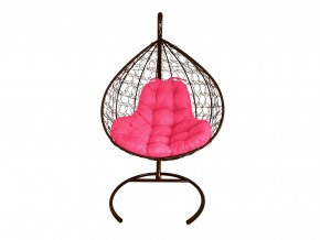 Кокон XL с ротангом розовая подушка в Арамиле - aramil.magazinmebel.ru | фото - изображение 1