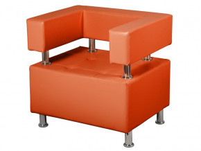 Кресло Борк Кожзам Оранжевый в Арамиле - aramil.magazinmebel.ru | фото - изображение 1