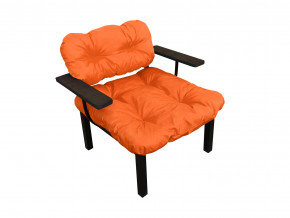 Кресло Дачное оранжевая подушка в Арамиле - aramil.magazinmebel.ru | фото - изображение 1