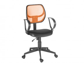 Кресло компьютерное Флеш Рондо черный/оранжевый в Арамиле - aramil.magazinmebel.ru | фото - изображение 1