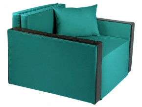 Кресло-кровать Милена с подлокотниками рогожка emerald в Арамиле - aramil.magazinmebel.ru | фото