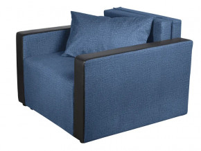 Кресло-кровать Милена с подлокотниками велюр синий в Арамиле - aramil.magazinmebel.ru | фото