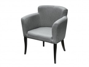 Кресло Неаполь ткань Китон серый-опоры венге в Арамиле - aramil.magazinmebel.ru | фото