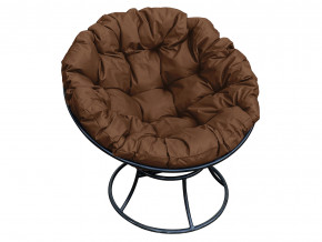 Кресло Папасан без ротанга коричневая подушка в Арамиле - aramil.magazinmebel.ru | фото - изображение 1