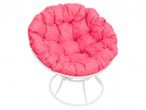 Кресло Папасан без ротанга розовая подушка в Арамиле - aramil.magazinmebel.ru | фото