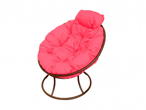 Кресло Папасан мини без ротанга розовая подушка в Арамиле - aramil.magazinmebel.ru | фото
