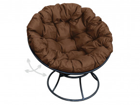 Кресло Папасан пружинка без ротанга коричневая подушка в Арамиле - aramil.magazinmebel.ru | фото