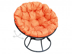 Кресло Папасан пружинка без ротанга оранжевая подушка в Арамиле - aramil.magazinmebel.ru | фото