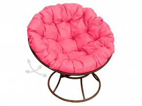 Кресло Папасан пружинка без ротанга розовая подушка в Арамиле - aramil.magazinmebel.ru | фото - изображение 1