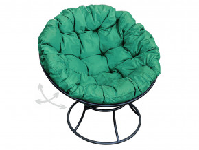 Кресло Папасан пружинка без ротанга зелёная подушка в Арамиле - aramil.magazinmebel.ru | фото - изображение 1