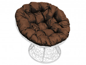 Кресло Папасан с ротангом коричневая подушка в Арамиле - aramil.magazinmebel.ru | фото