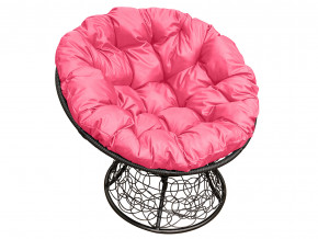 Кресло Папасан с ротангом розовая подушка в Арамиле - aramil.magazinmebel.ru | фото