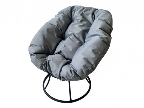 Кресло Пончик без ротанга серая подушка в Арамиле - aramil.magazinmebel.ru | фото