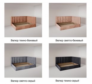 Кровать Вертикаль угловая 1.2 м с ортопедическим основанием в Арамиле - aramil.magazinmebel.ru | фото - изображение 6
