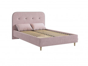 Кровать 1200 Лео велюр нежно-розовый в Арамиле - aramil.magazinmebel.ru | фото - изображение 3