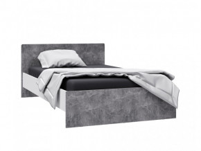 Кровать 1200 Лючия белый/ателье светлое в Арамиле - aramil.magazinmebel.ru | фото - изображение 1