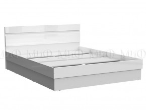 Кровать 1400 Челси Белый глянец в Арамиле - aramil.magazinmebel.ru | фото