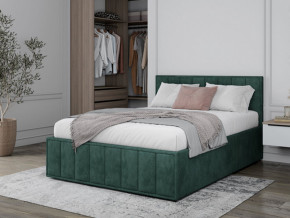Кровать 1400 Лана зеленый велюр в Арамиле - aramil.magazinmebel.ru | фото - изображение 1