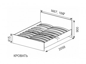 Кровать 1600х2000 ортопедическое основание в Арамиле - aramil.magazinmebel.ru | фото