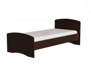 Кровать-4 одинарная 800*1900 венге в Арамиле - aramil.magazinmebel.ru | фото - изображение 1
