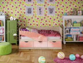 Кровать Бабочки 1600 Розовый металлик в Арамиле - aramil.magazinmebel.ru | фото - изображение 1