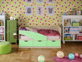 Кровать Бабочки 1600 Салатовый в Арамиле - aramil.magazinmebel.ru | фото
