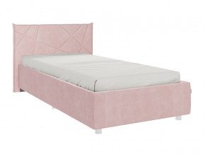 Кровать Бест 900 велюр нежно-розовый в Арамиле - aramil.magazinmebel.ru | фото - изображение 1