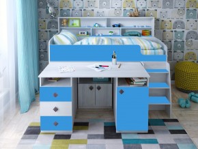 Кровать чердак Малыш-5 винтерберг-голубой в Арамиле - aramil.magazinmebel.ru | фото