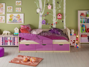 Кровать Дельфин 1600 Фиолетовый металлик в Арамиле - aramil.magazinmebel.ru | фото - изображение 1