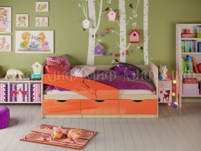 Кровать Дельфин 1600 Оранжевый металлик в Арамиле - aramil.magazinmebel.ru | фото - изображение 1
